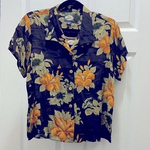 Tommy Bahama Hawaiian Button Up with Matching Tank